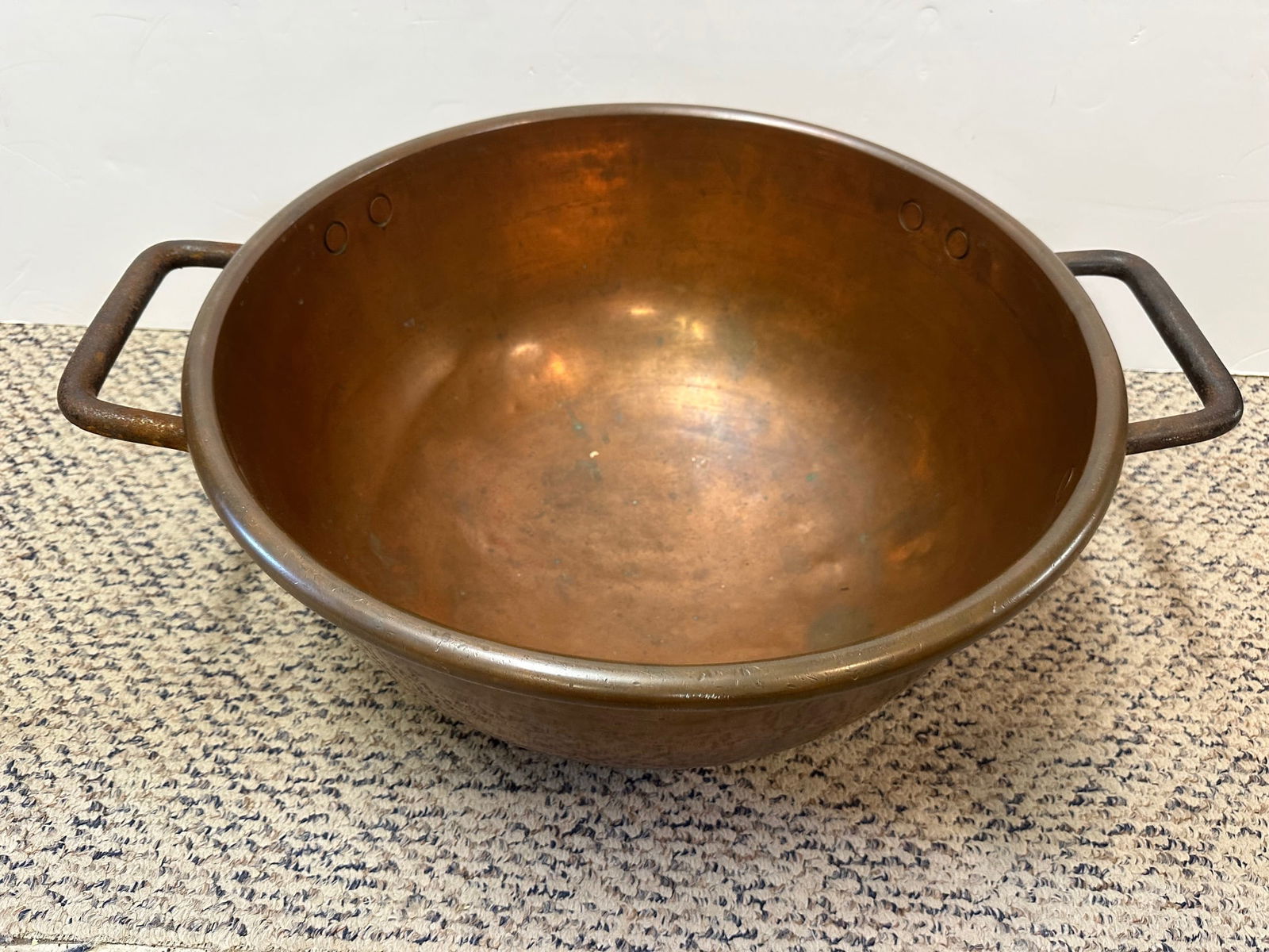 Gigantic Antique Copper Chocolate Pot Kettle - 5