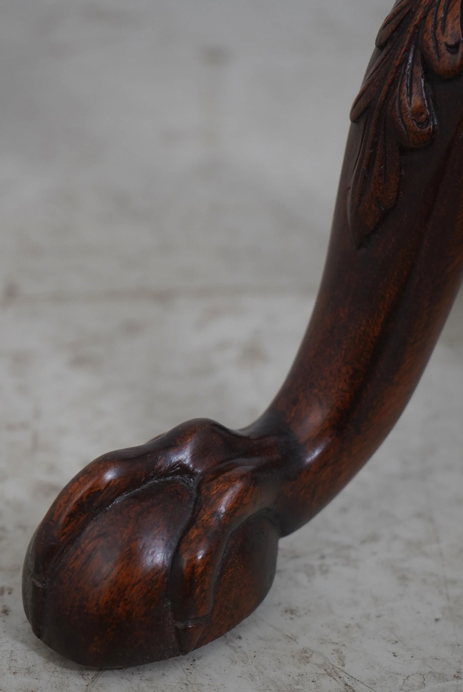 Ball & Claw Chippendale Style Mahogany Pedestal Stand - 8