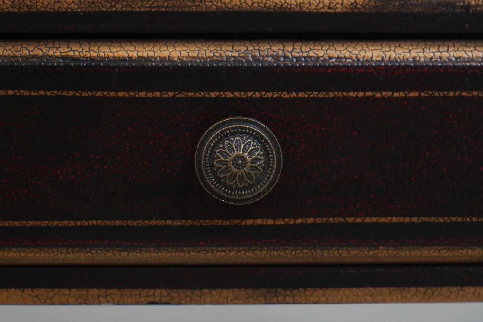 Stunning Regency 2 Drawer Painted Finish Canterbury Magazine Rack - 5