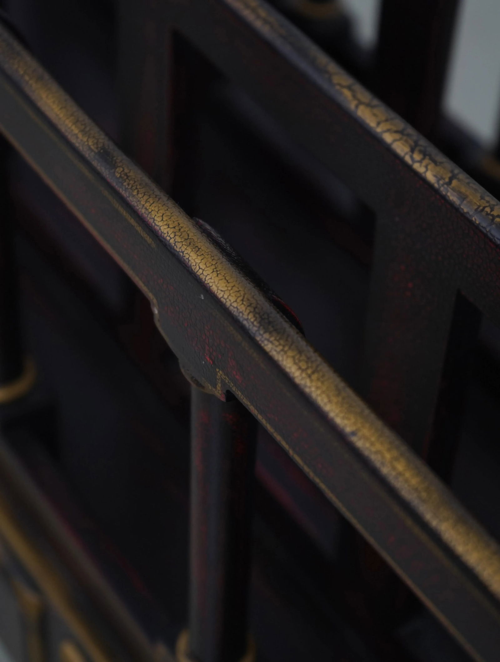 Stunning Regency 2 Drawer Painted Finish Canterbury Magazine Rack - 7