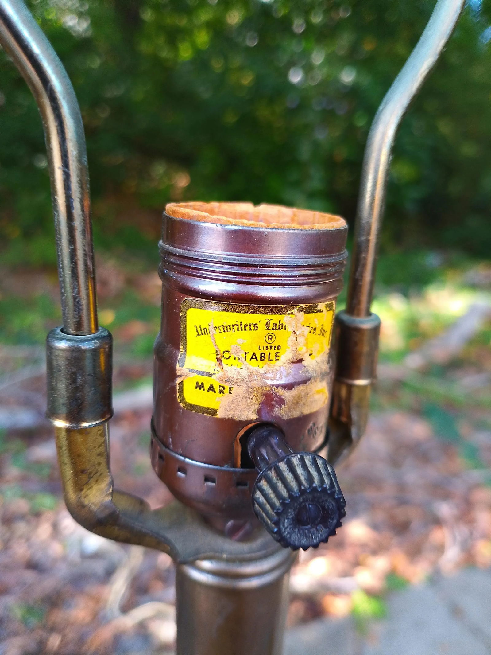 Marbro Lamp Company Faux Tortoise Finish Urn Lamp - 3