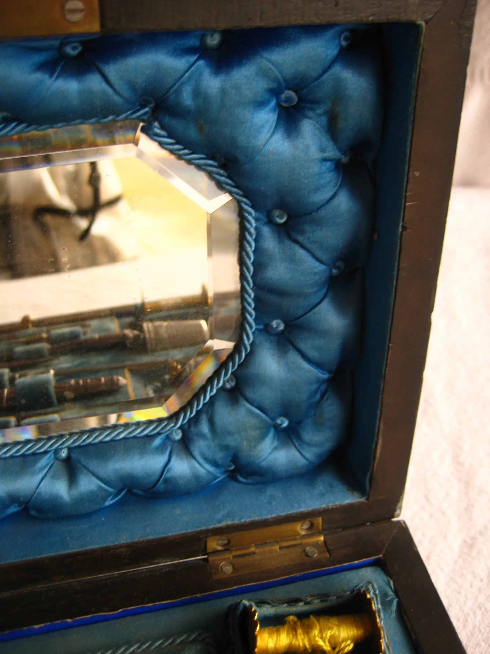 Set of 13 French Napoleon III Sewing Inlay Box - 6