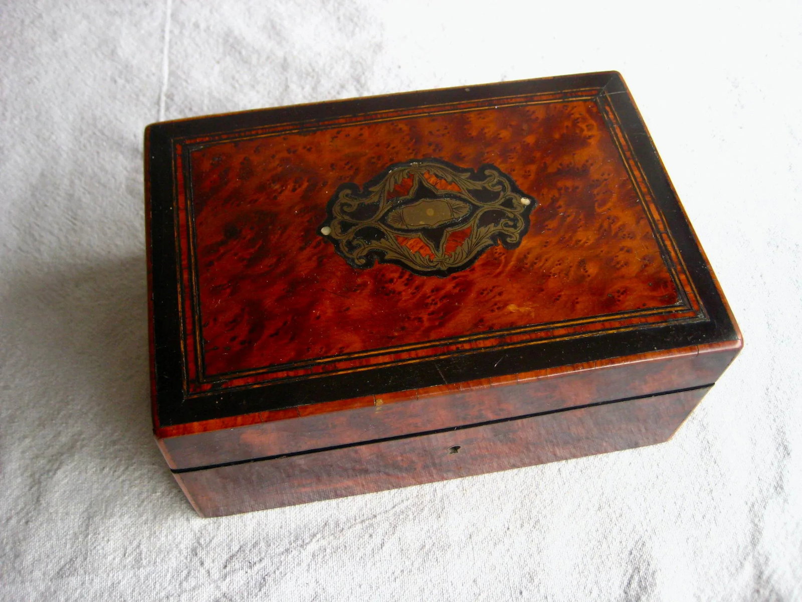 Set of 13 French Napoleon III Sewing Inlay Box - 7