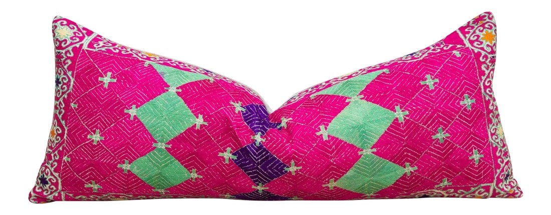 Antique Zena Sindh Silk Pillow