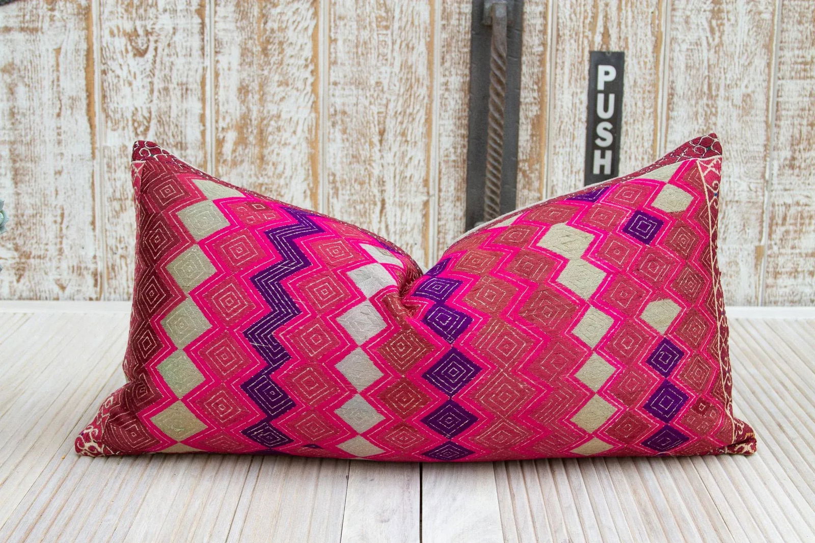 Antique Barlin Sindh Silk Pillow - 5