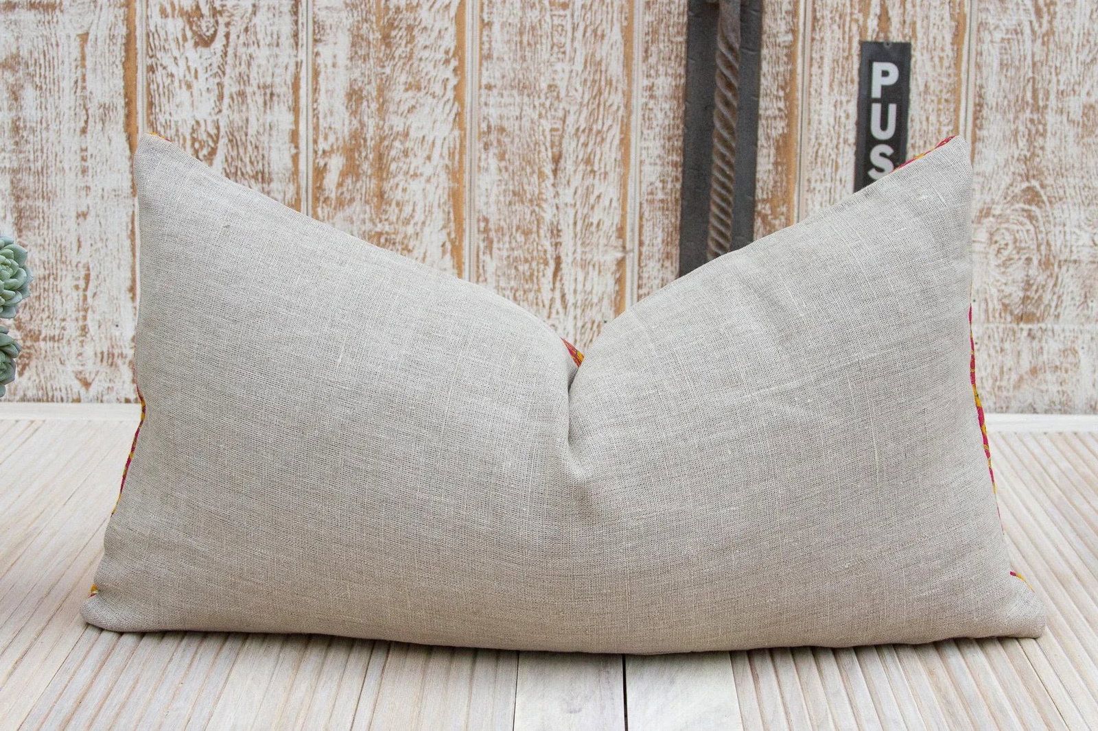 Antique Mahnoor Sindh Silk Pillow - 7