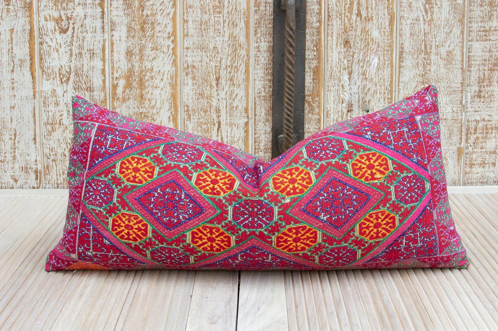 Antique Ekaja Sindh Silk Pillow - 8