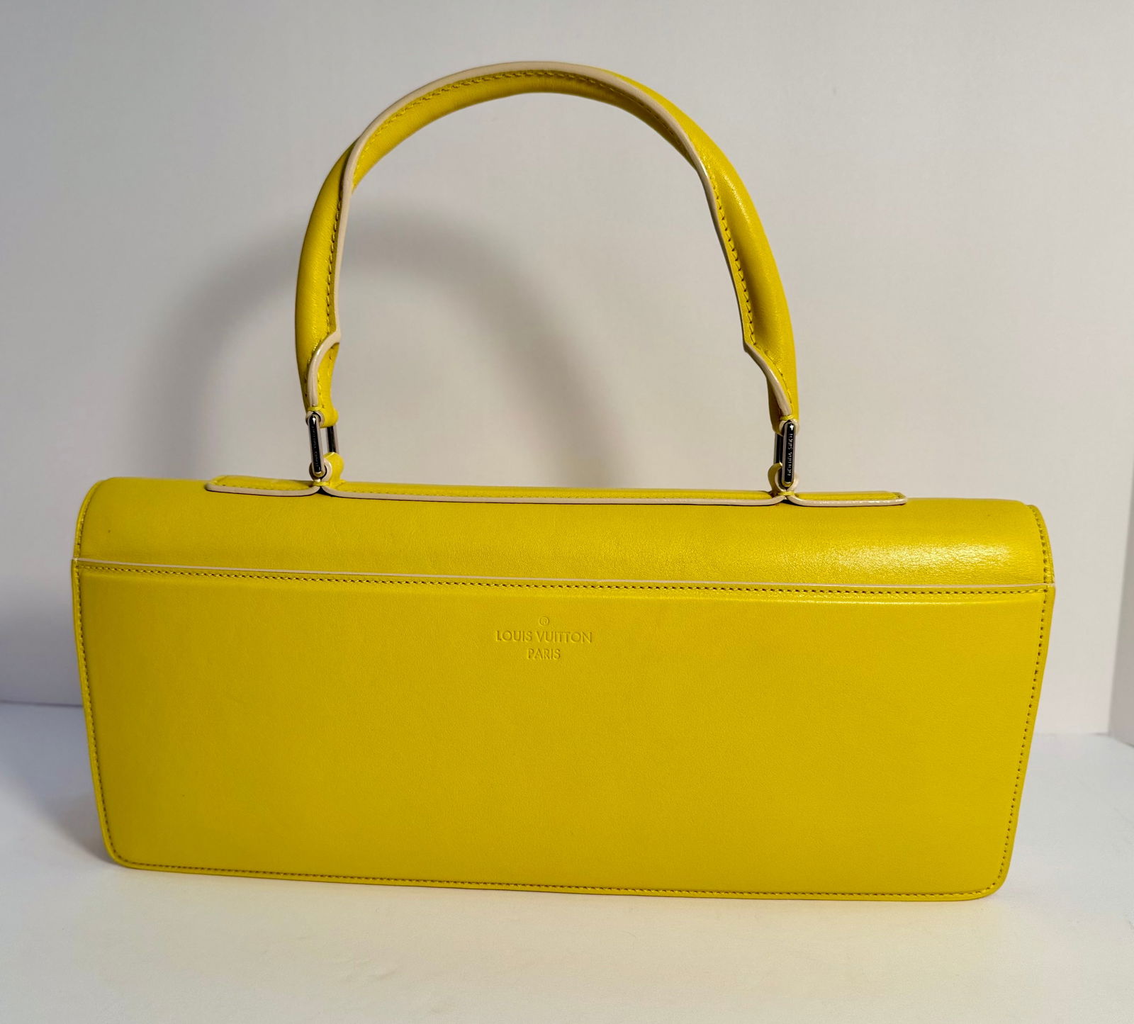 Louis Vuitton Damier Mosaic Ew Jayne Yellow Handbag M94407 - 2