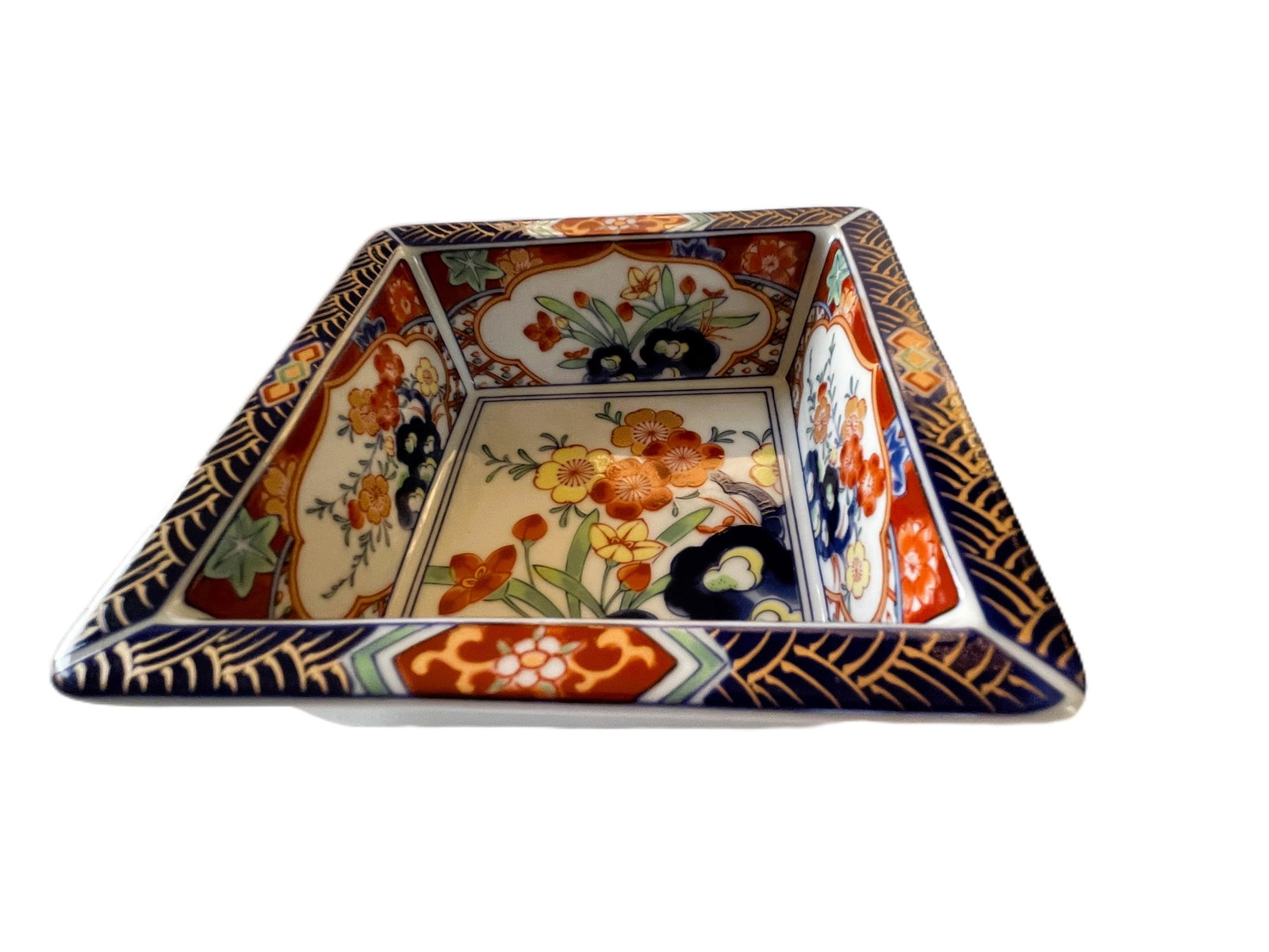 20th Century Chinese Carved Wood and Porcelain Tray of Togetherness - 5