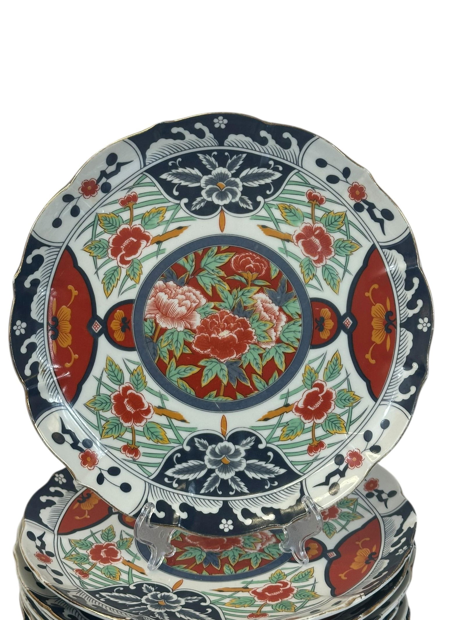 Late 20th Century Gump's "Kiku" Imari-Style China – Nearly Complete Service for 12 - 57 Piec - 4