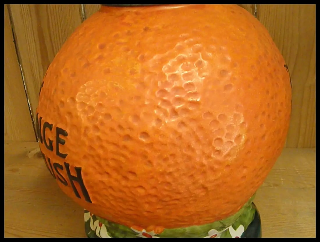 Hard to Find 1910-20s WardÂ’s Orange Crush Syrup Dispenser - 10