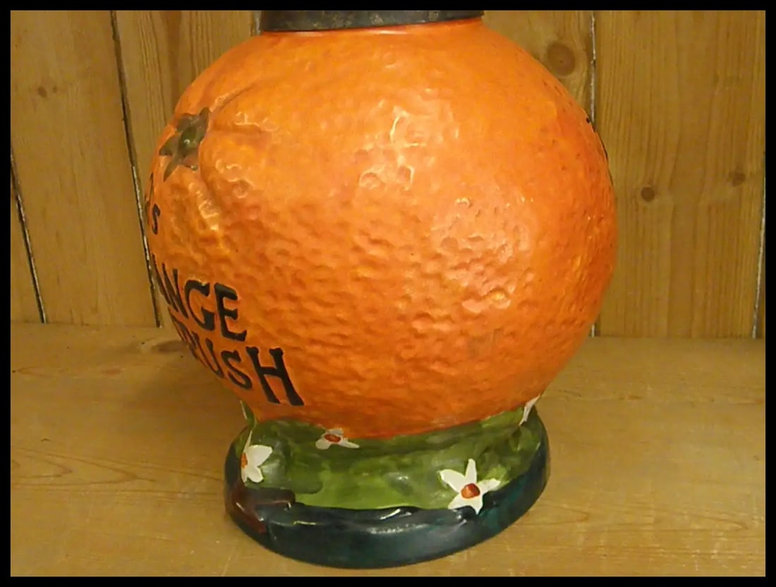 Hard to Find 1910-20s WardÂ’s Orange Crush Syrup Dispenser - 6