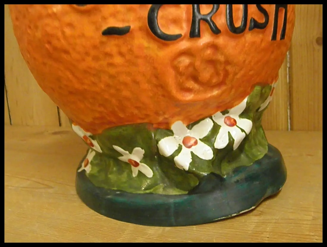 Hard to Find 1910-20s WardÂ’s Orange Crush Syrup Dispenser - 8