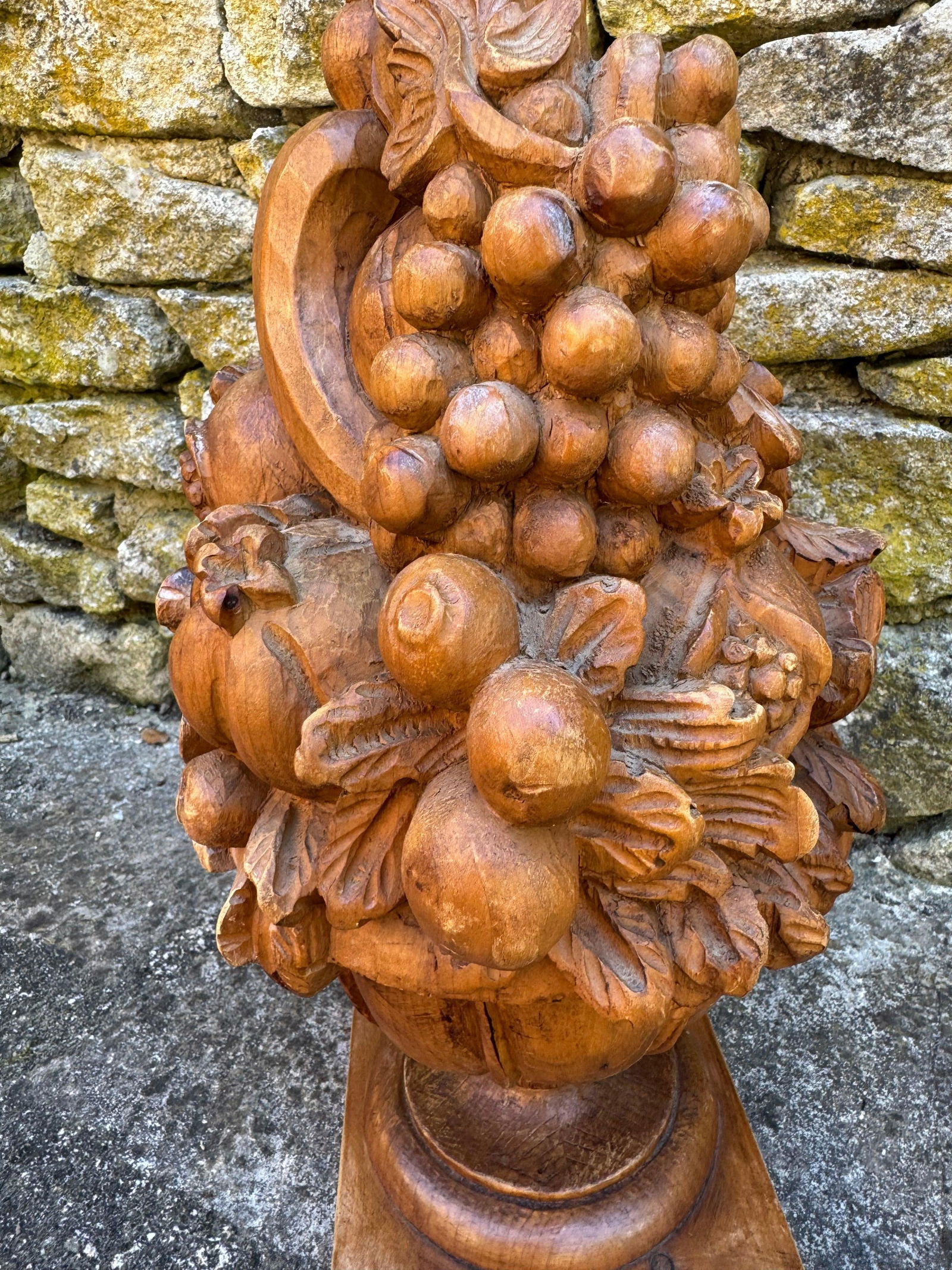 Carved French Lamp - 4