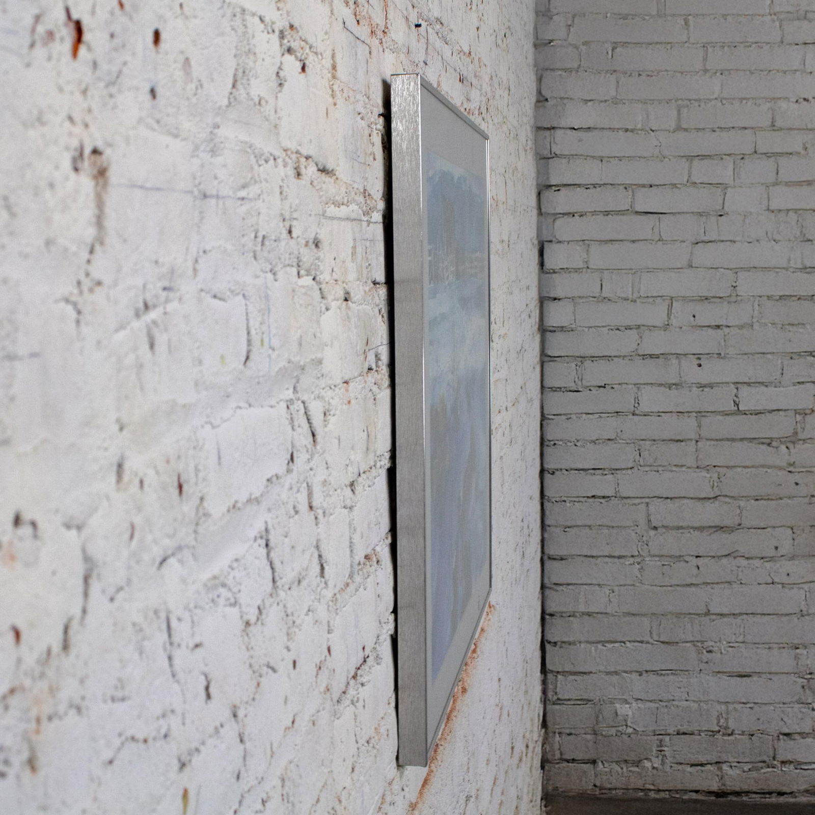 1985 Watercolor Winter Farm Landscape Signed by G. Russell Case Framed - 7