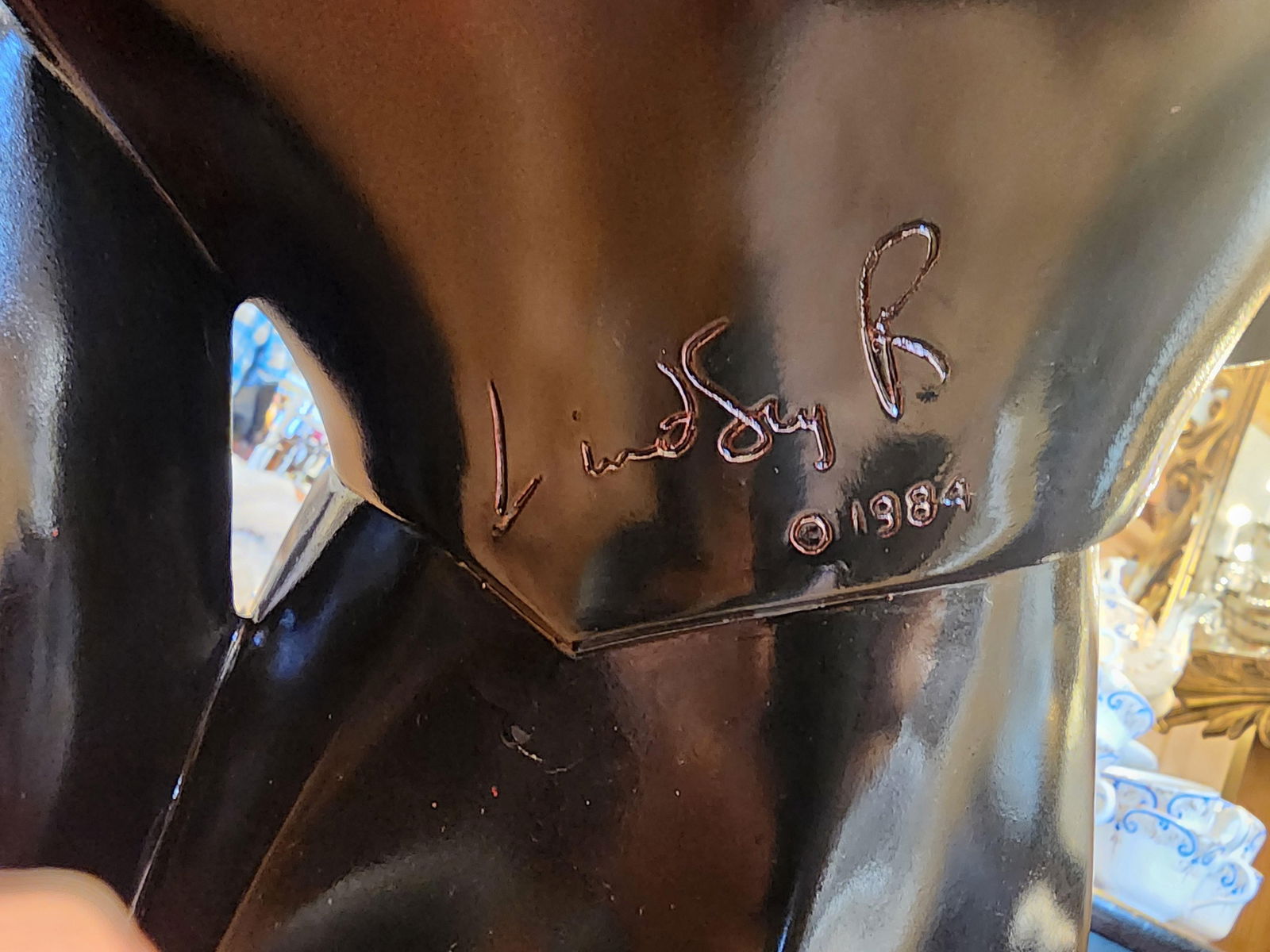 1984s Lindsey B Balkweill English Butler Signed by Artist. - 6