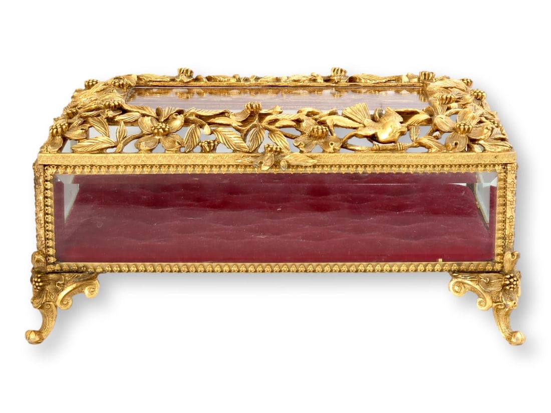 Exceptional Midecntury Matson Ormolu Jewelry Box - 2