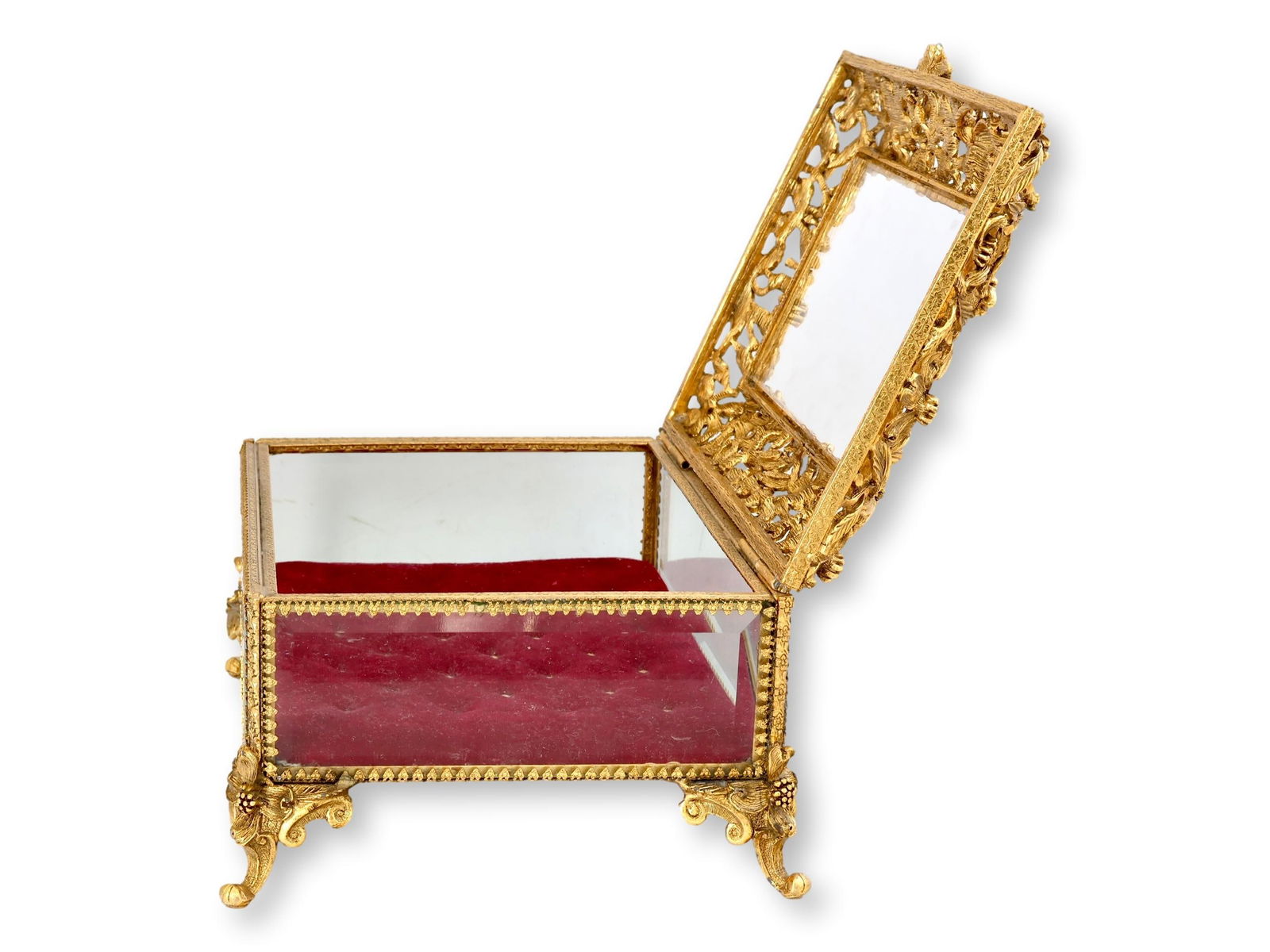 Exceptional Midecntury Matson Ormolu Jewelry Box - 5