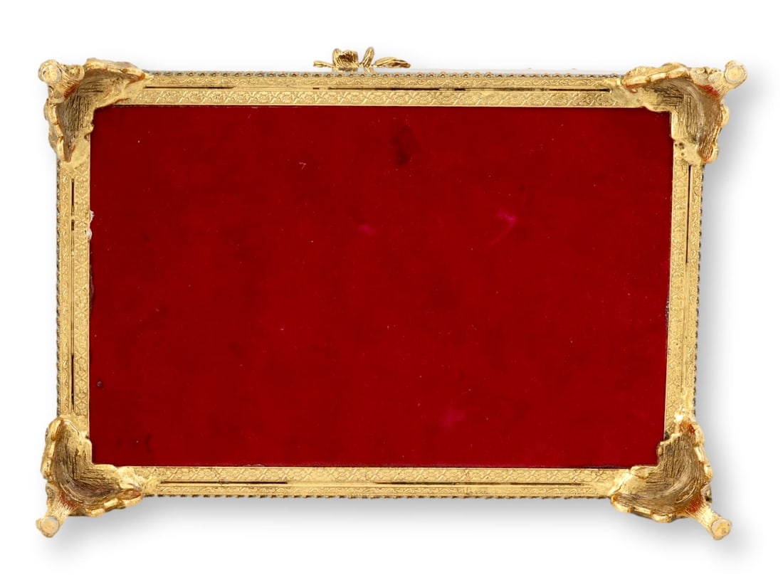 Exceptional Midecntury Matson Ormolu Jewelry Box - 6