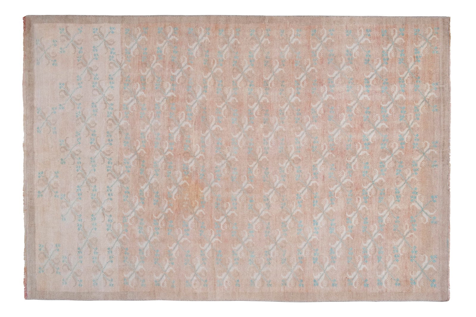 Vintage Faded Turkish Karapinar Rug 4'7'' X 7'1'' - 2