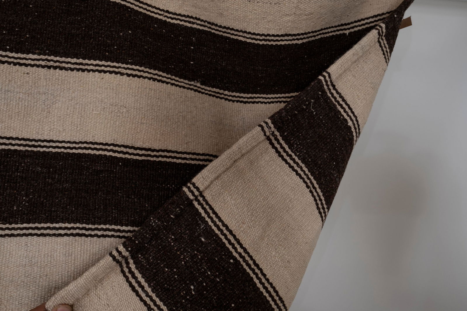 1960s Vintage Long Turkish Hemp Kilim Runner 2'2'' X 16'4'' - 7