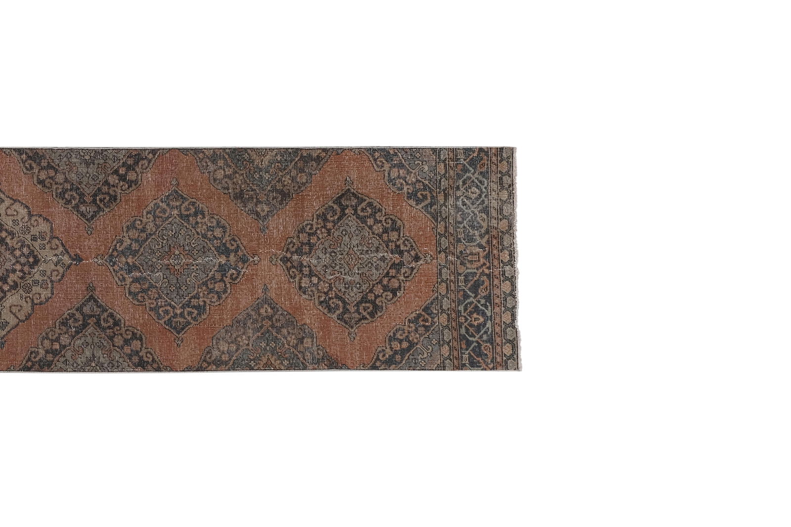 Turkish Oushak Runner Rug 2'11'' X 13' - 4