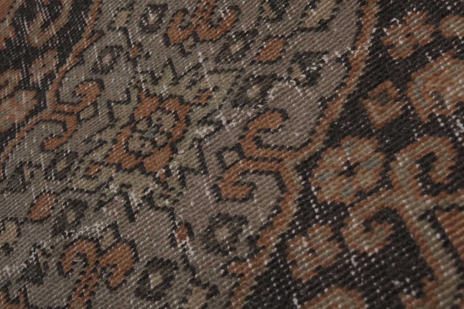 Turkish Oushak Runner Rug 2'11'' X 13' - 7