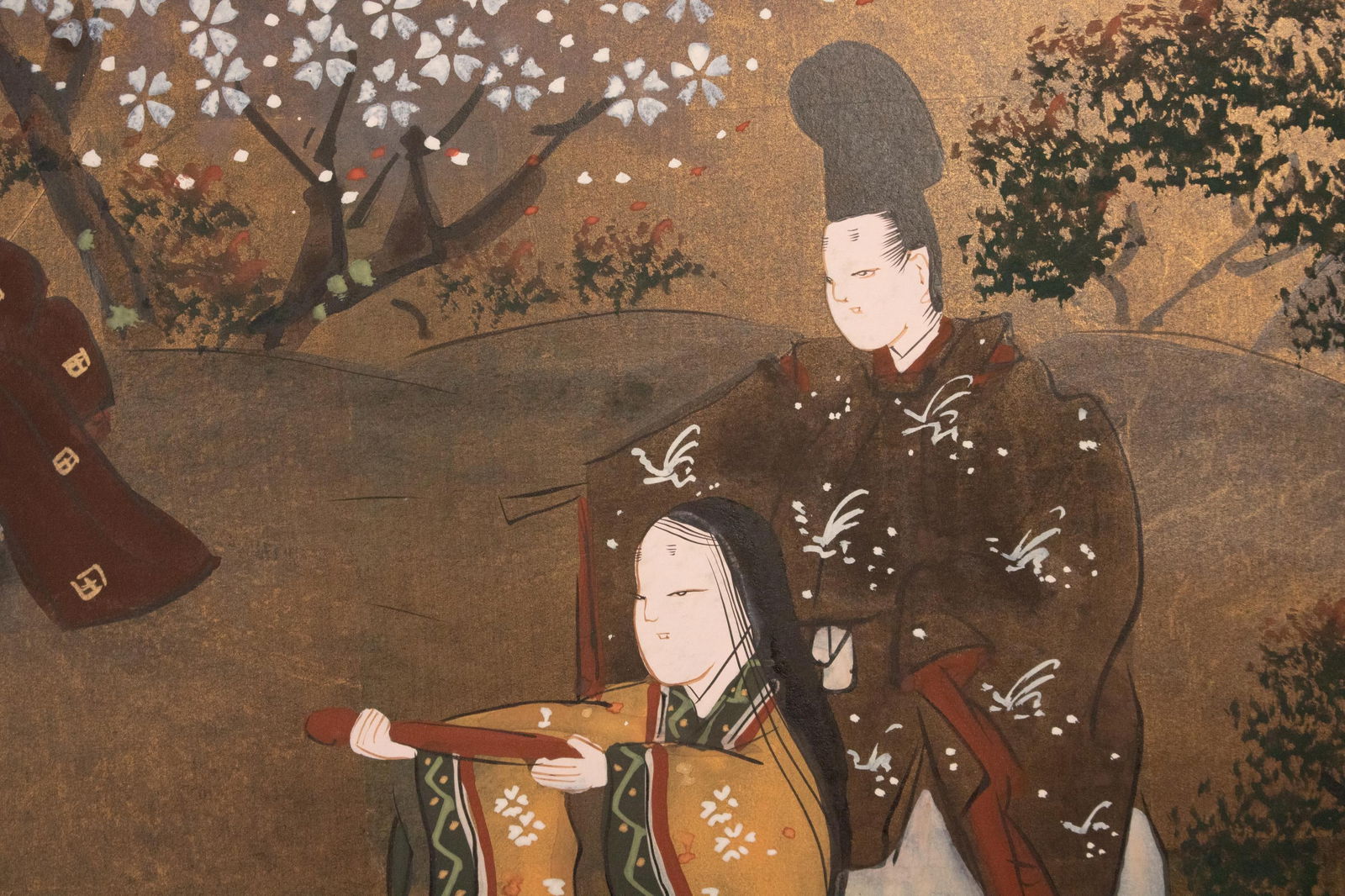 1970s ShÅwa Era Japanese Byobu Screen "The Tale of Genji" - 5