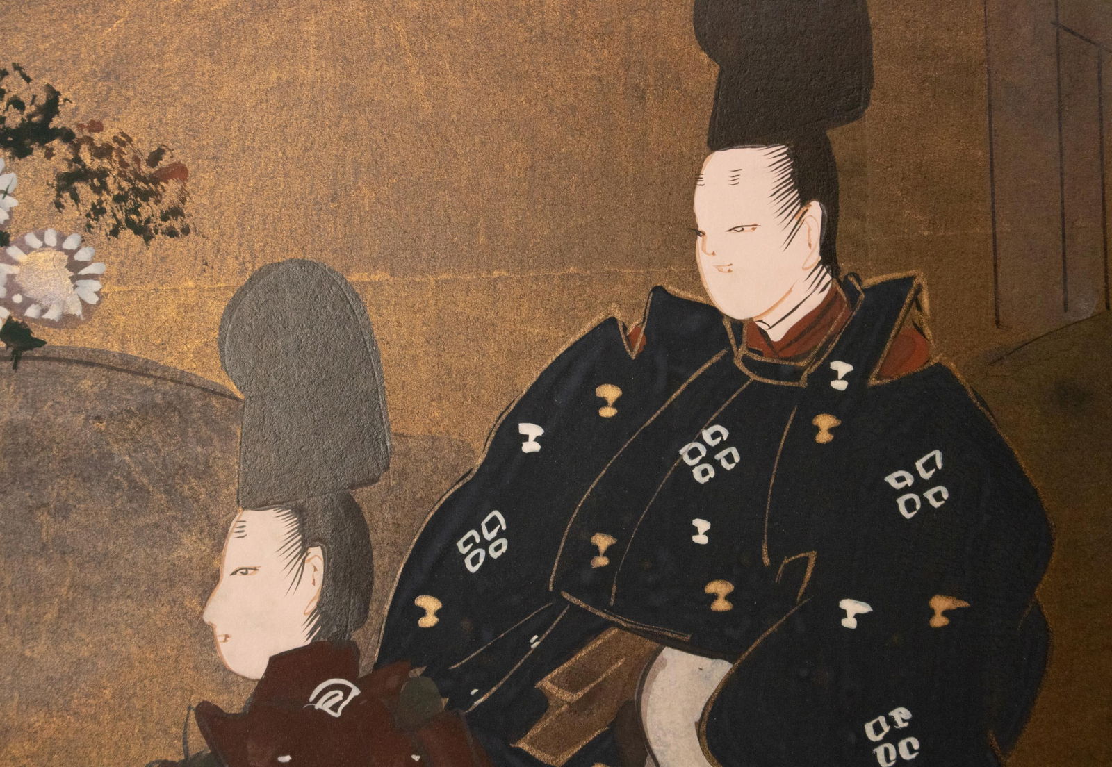 1970s ShÅwa Era Japanese Byobu Screen "The Tale of Genji" - 7