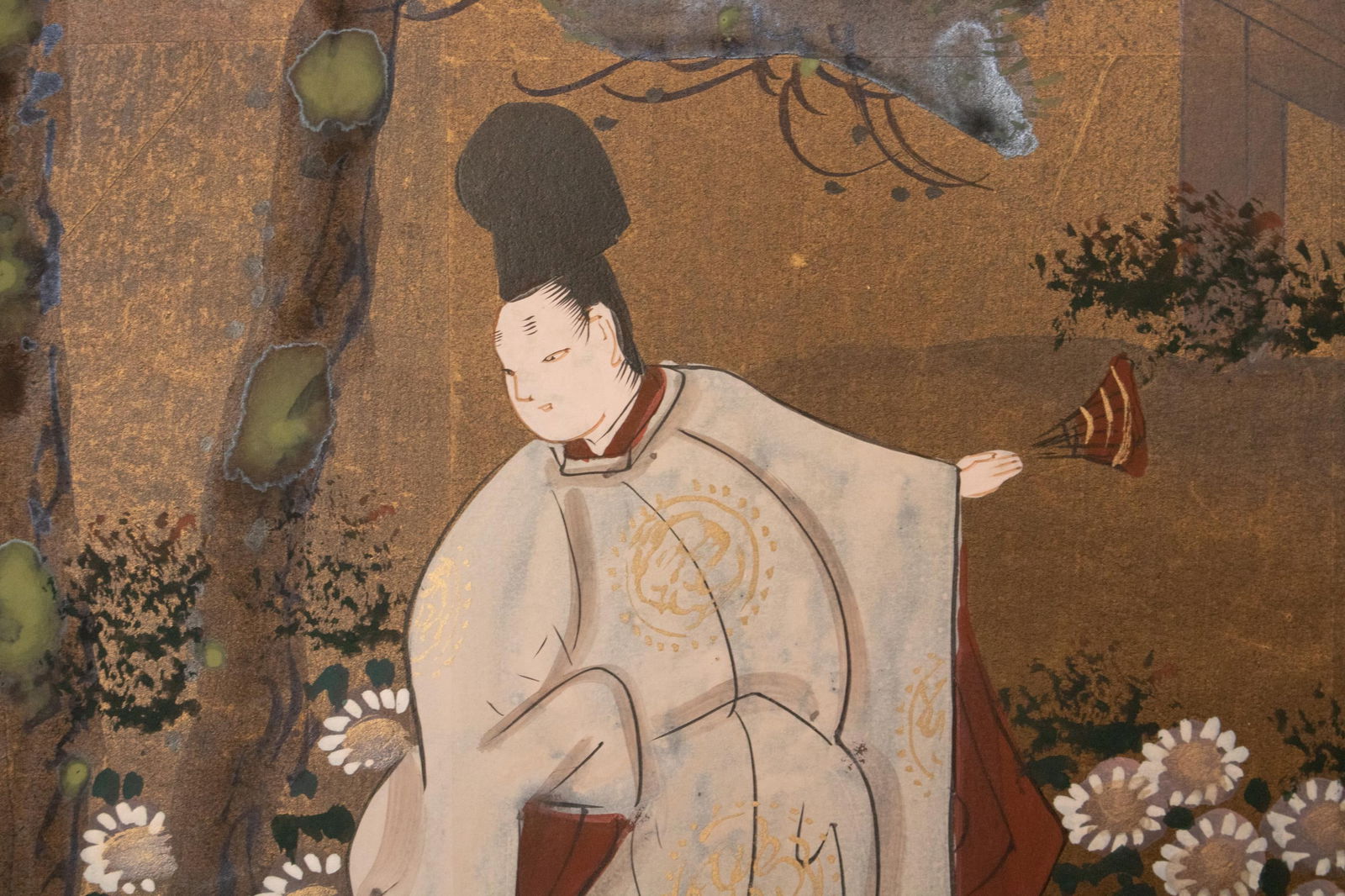 1970s ShÅwa Era Japanese Byobu Screen "The Tale of Genji" - 8