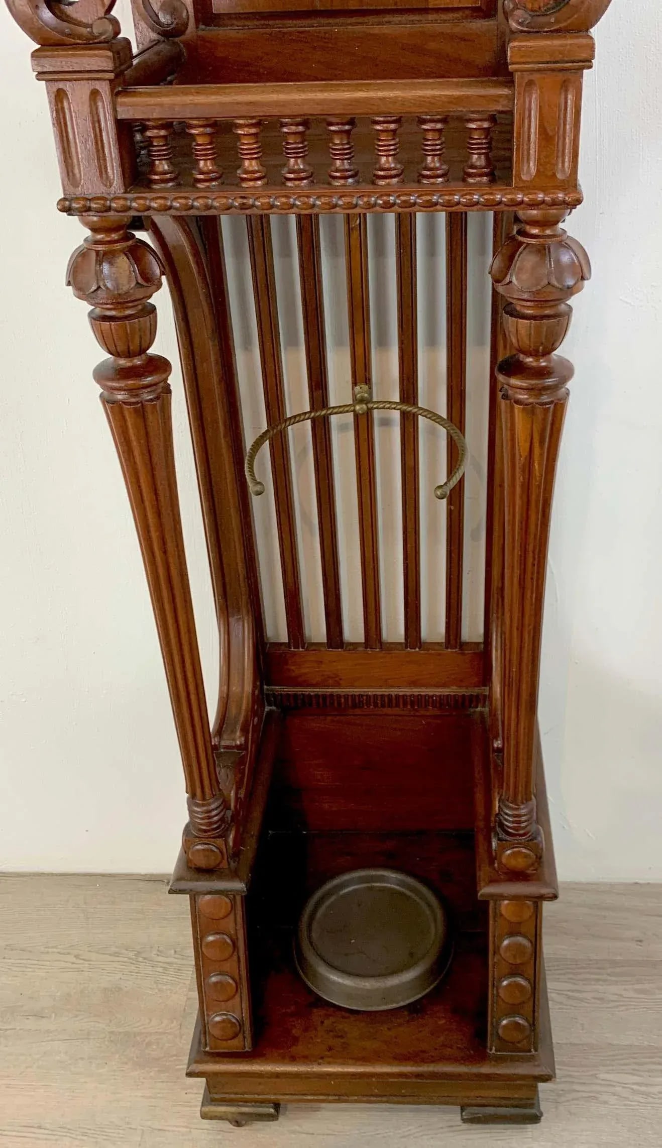 19th Century High Victorian Stick and Ball Variation Hall Rack - 4