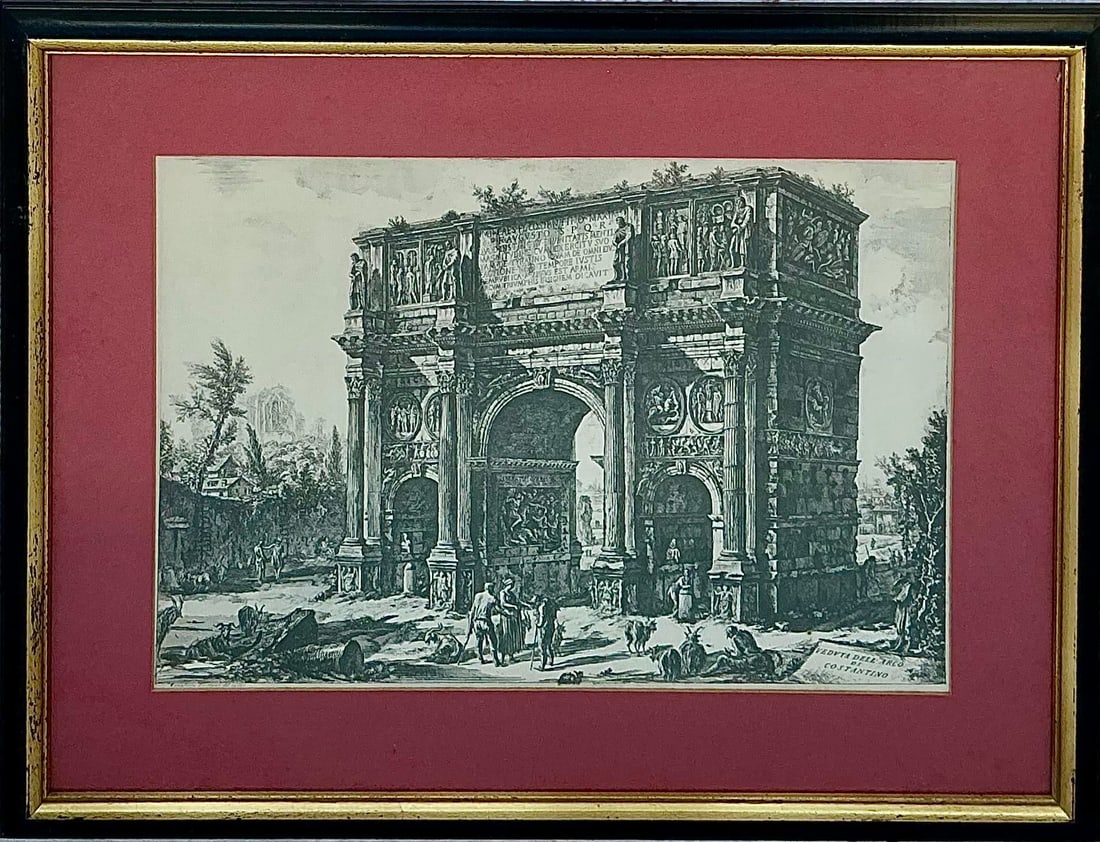 Architectural Etchings by Giovanni Piranesi, a Pair - 2