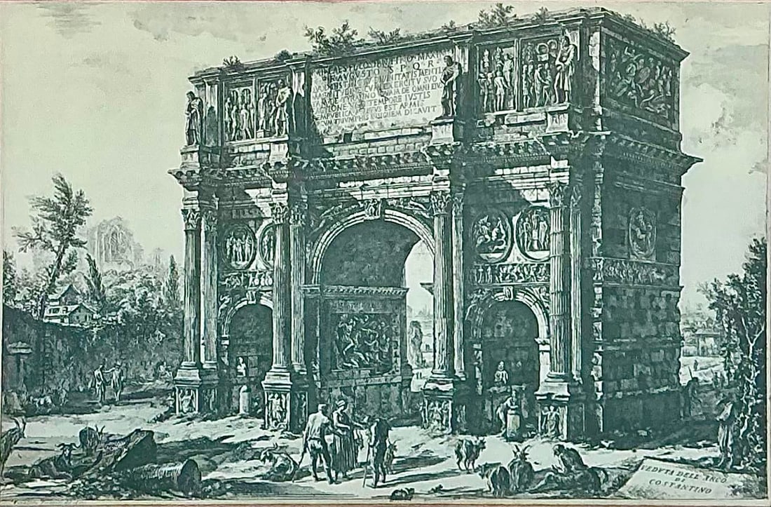 Architectural Etchings by Giovanni Piranesi, a Pair - 4
