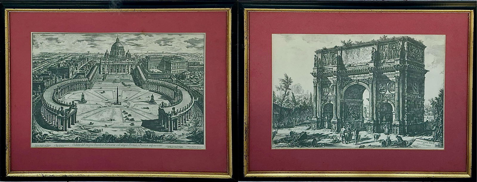 Architectural Etchings by Giovanni Piranesi, a Pair - 9