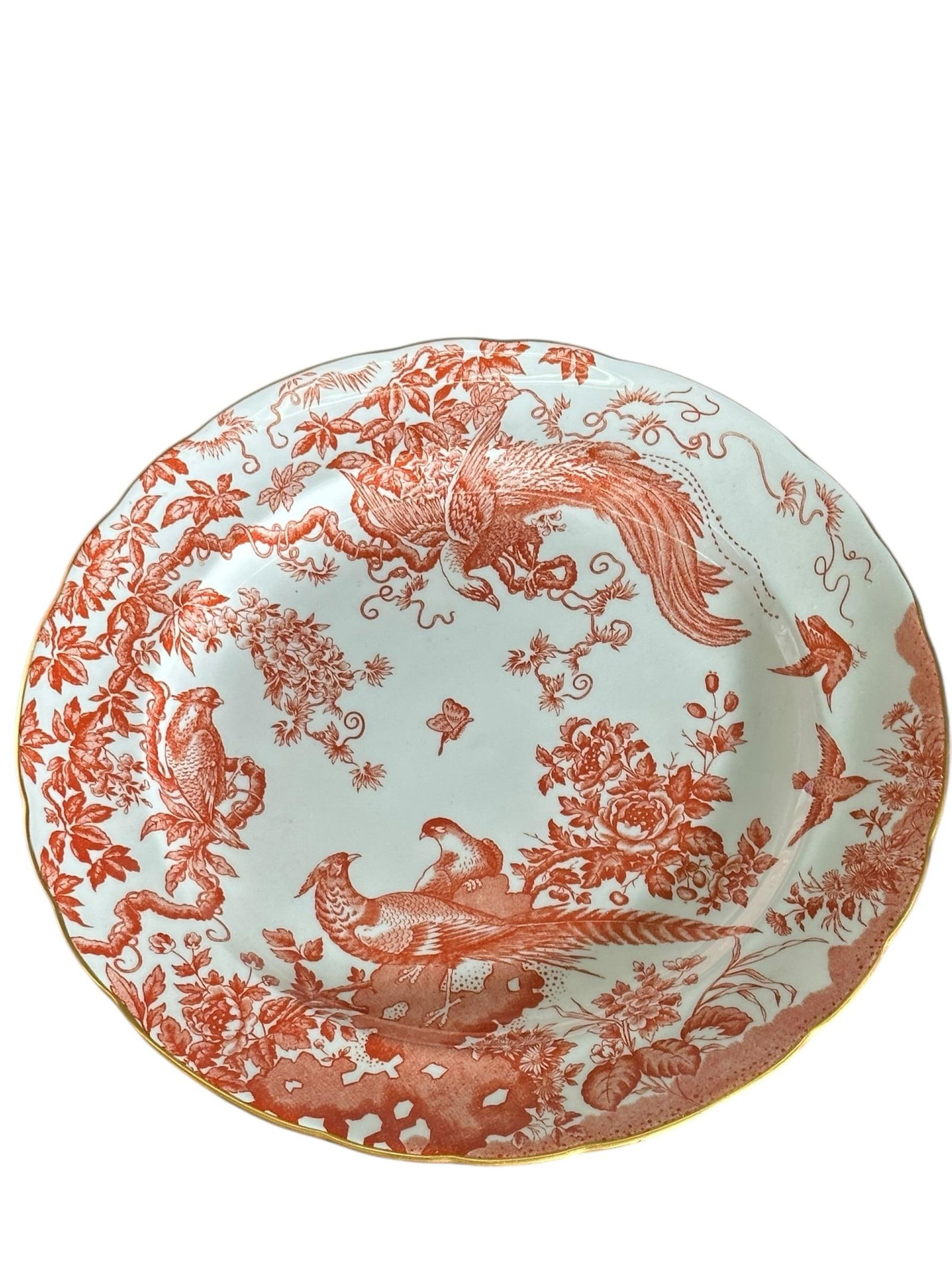 Late 20th Century Royal Crown Derby "Red Aves" Extensive Dinner & Tea Service "” 64 Pieces - 3