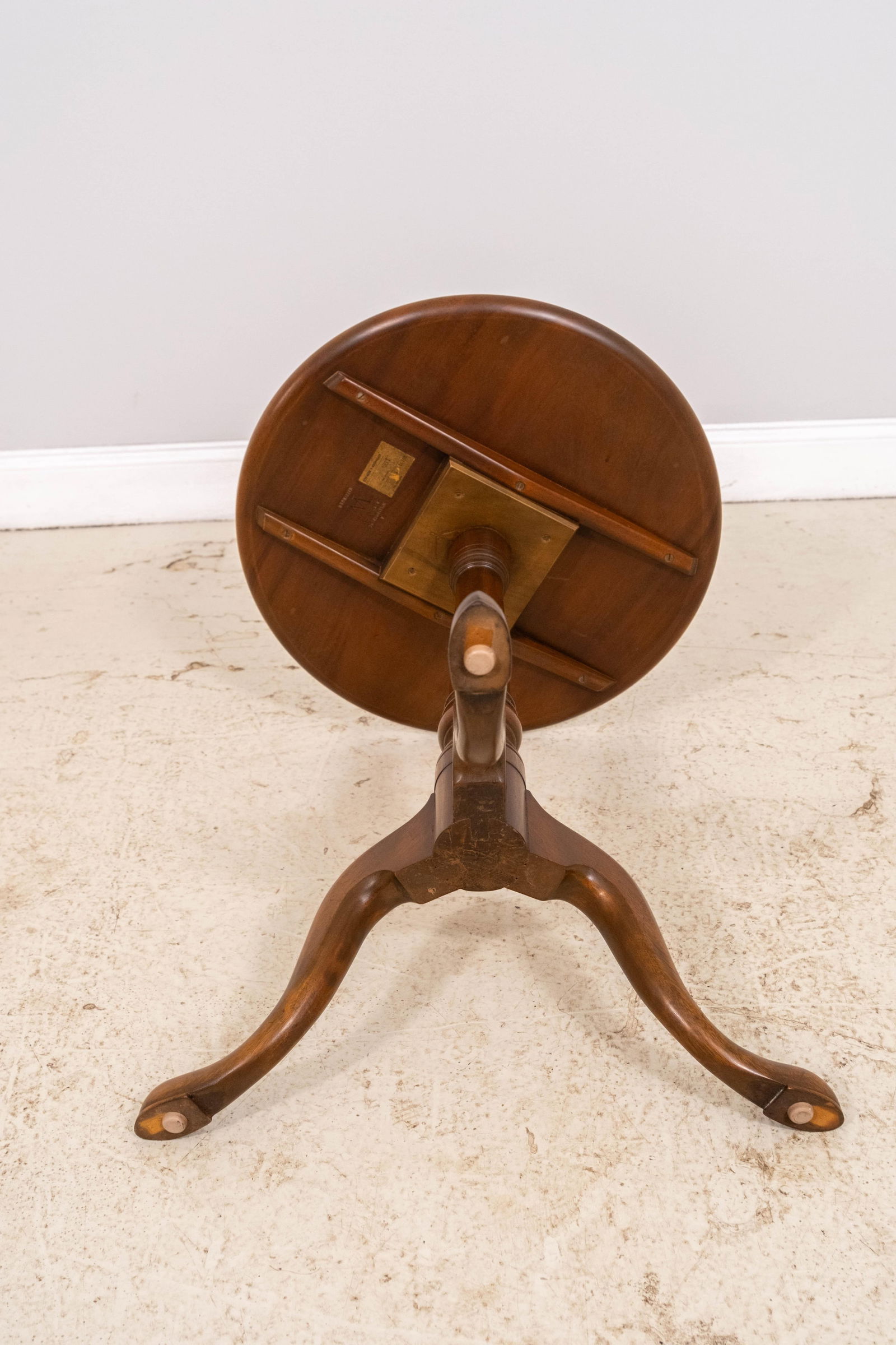 Kittinger Colonial Williamsburg Wa-1010 Mahogany Pedestal Table - 10