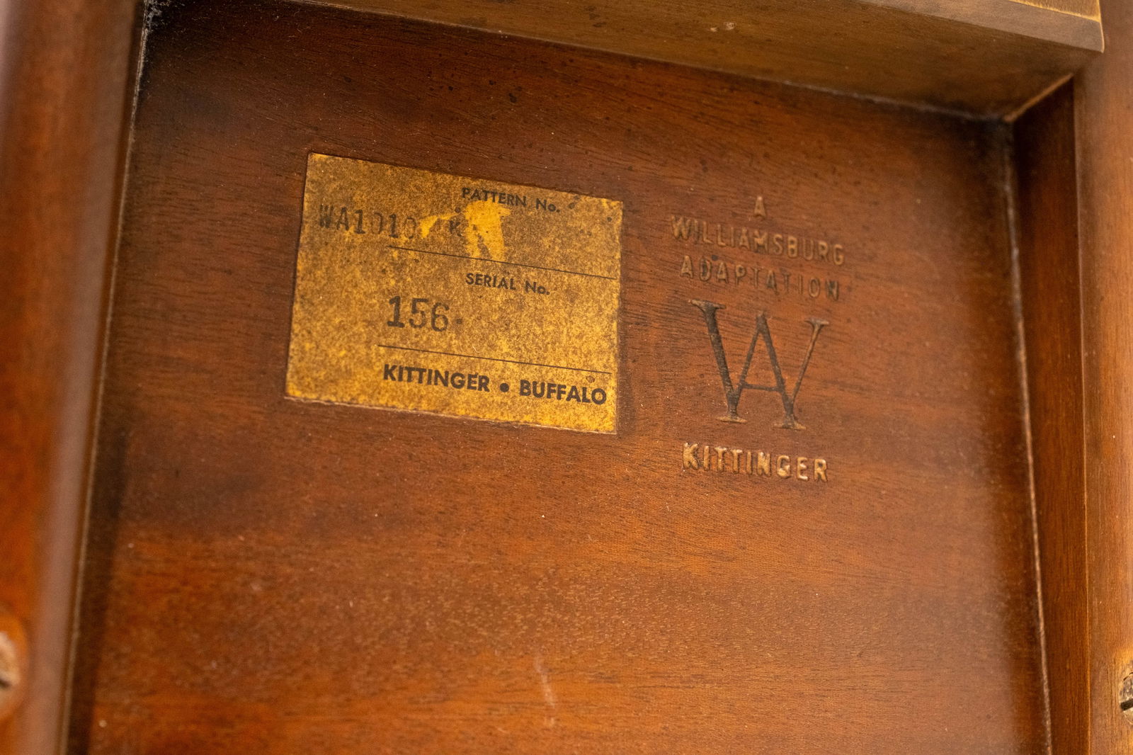 Kittinger Colonial Williamsburg Wa-1010 Mahogany Pedestal Table - 8