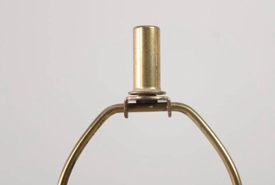 1950s Foliate Italian Tole Hollywood Regency Gold Gilt and Black Pair of Lamps With Crystals - a Pai - 2