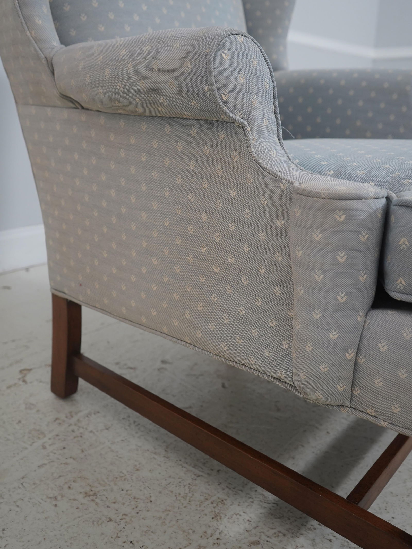 Drexel Chippendale Mahogany Wing Back Lounge Chair - 6