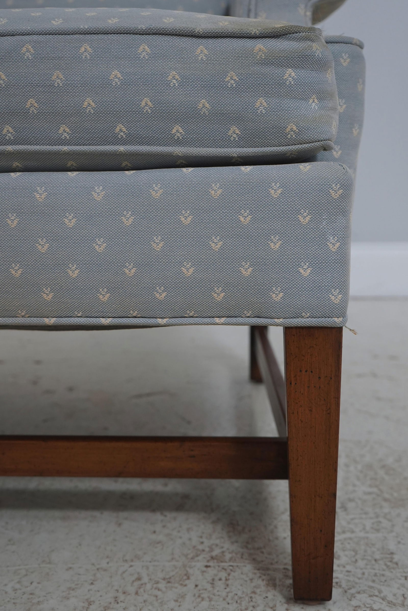 Drexel Chippendale Mahogany Wing Back Lounge Chair - 8