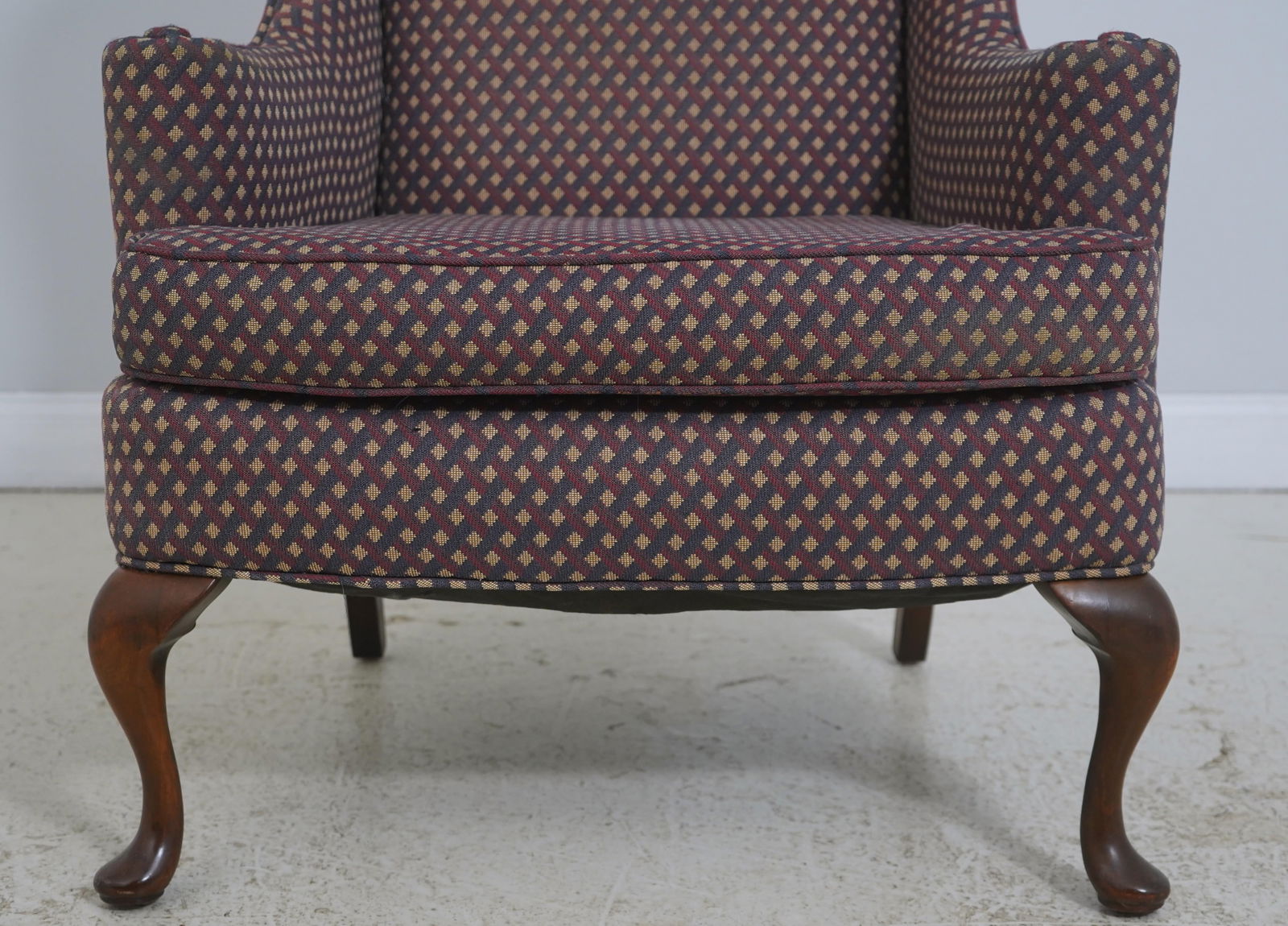 Kittinger Biggs Queen Anne Mahogany Wing Chair - 10