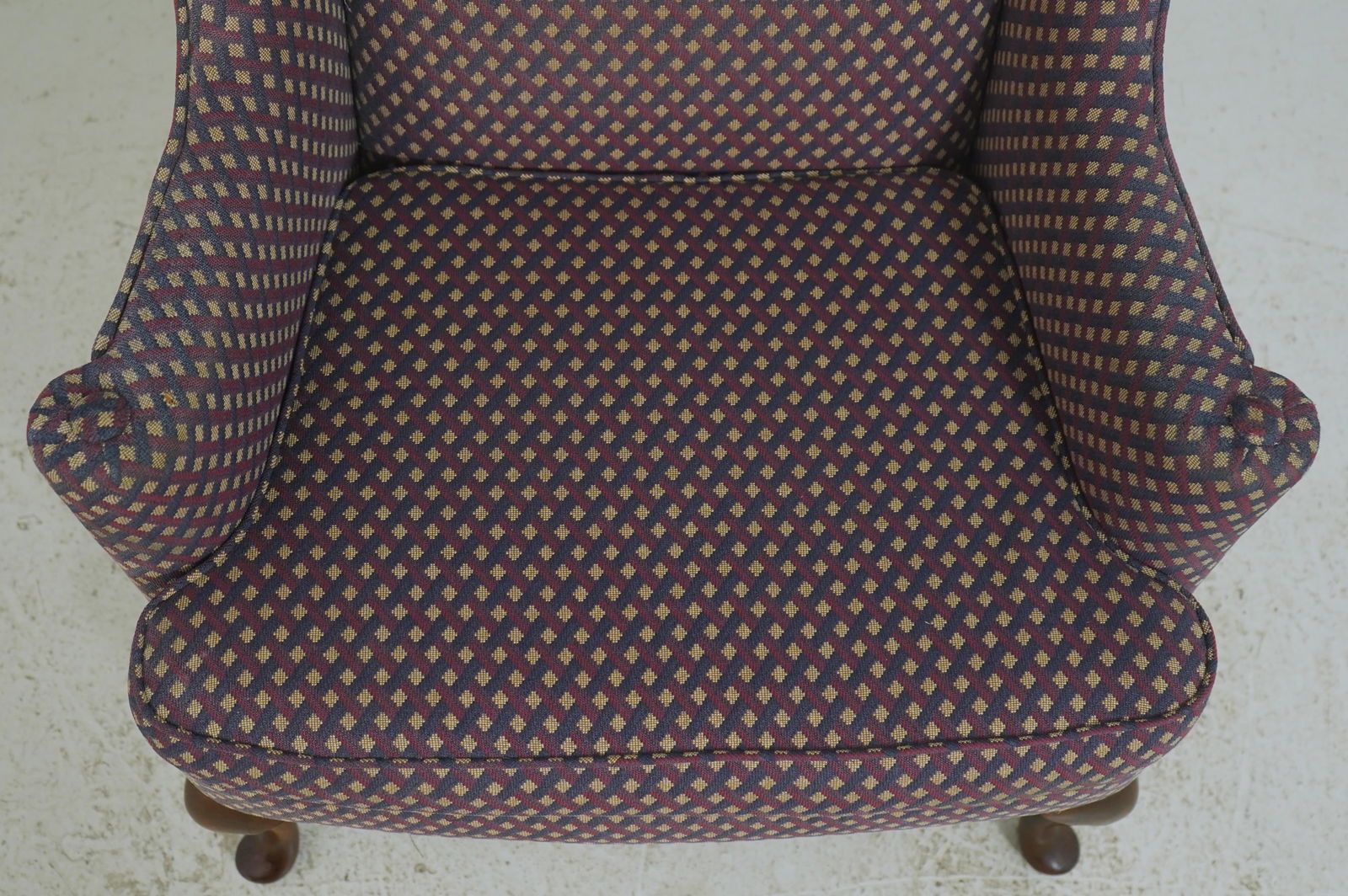 Kittinger Biggs Queen Anne Mahogany Wing Chair - 12