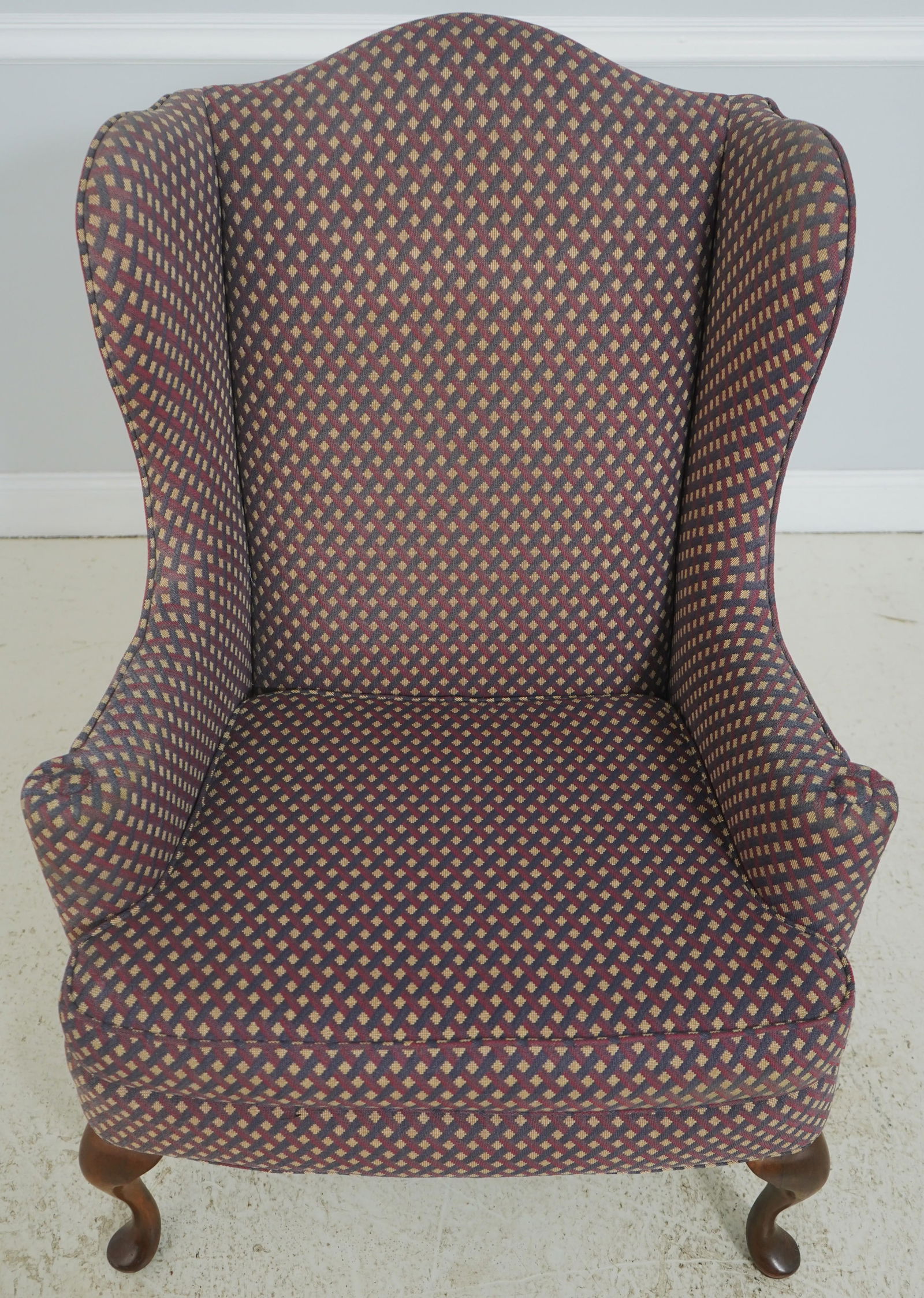 Kittinger Biggs Queen Anne Mahogany Wing Chair - 2