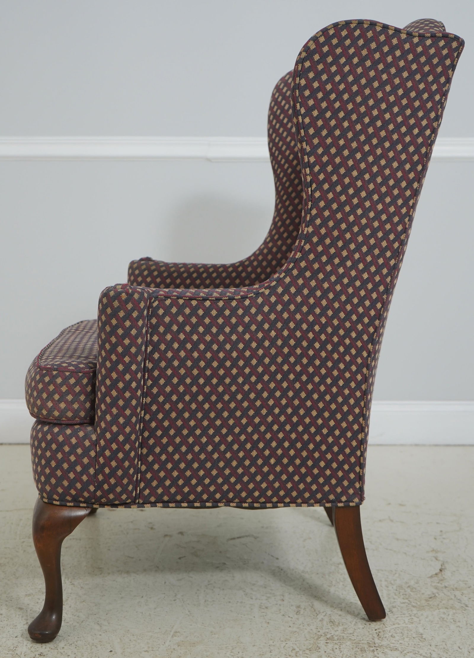 Kittinger Biggs Queen Anne Mahogany Wing Chair - 3