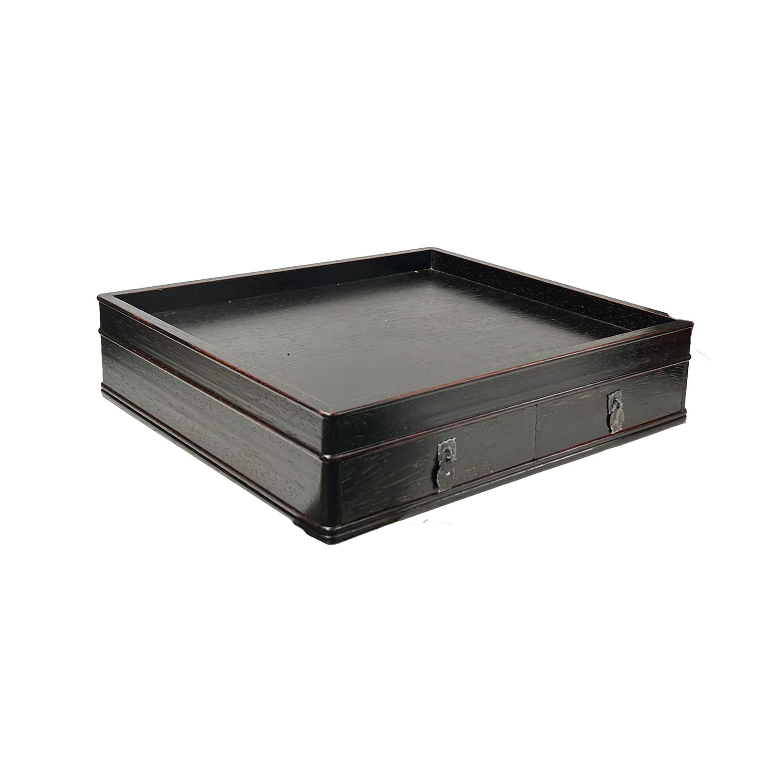 Oriental Small Drawers Dark Brown Rectangular Accent Treasure Chest Box - 2