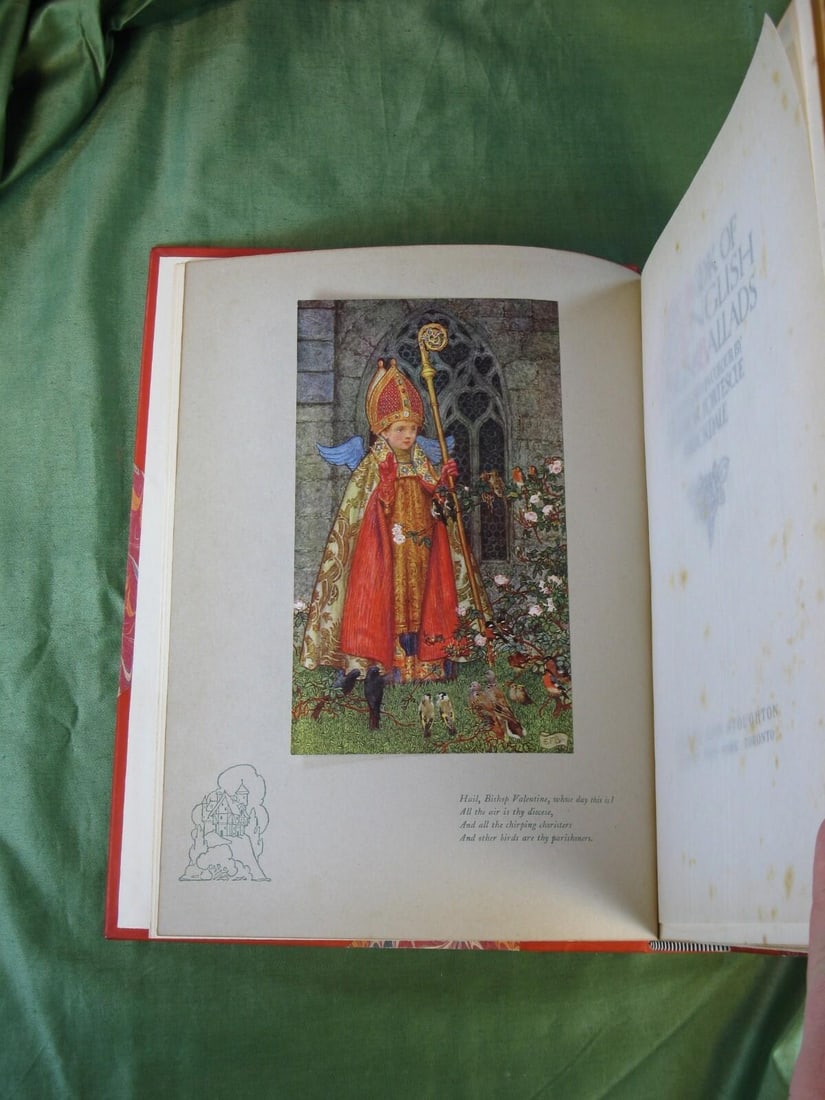 Early 20th Century Art Book Eleanor Fortescue Brickdale, 24 Full Color Tipped in Illustrations Fine - 11
