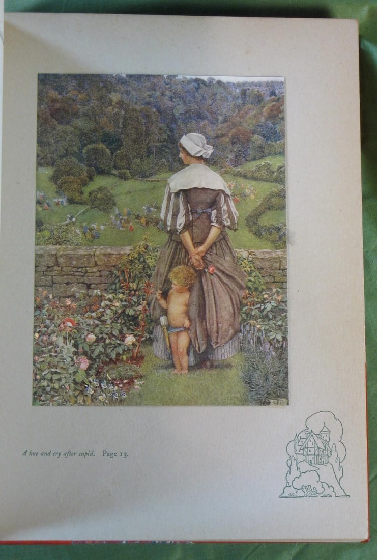 Early 20th Century Art Book Eleanor Fortescue Brickdale, 24 Full Color Tipped in Illustrations Fine - 13