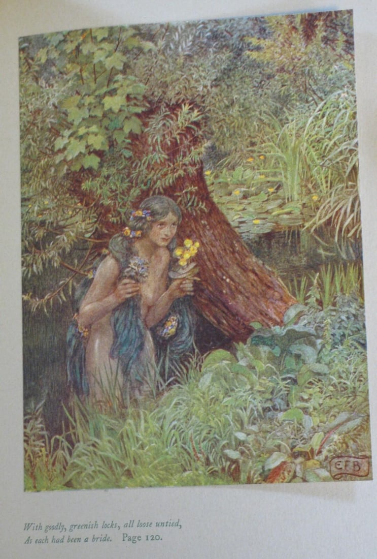 Early 20th Century Art Book Eleanor Fortescue Brickdale, 24 Full Color Tipped in Illustrations Fine - 4