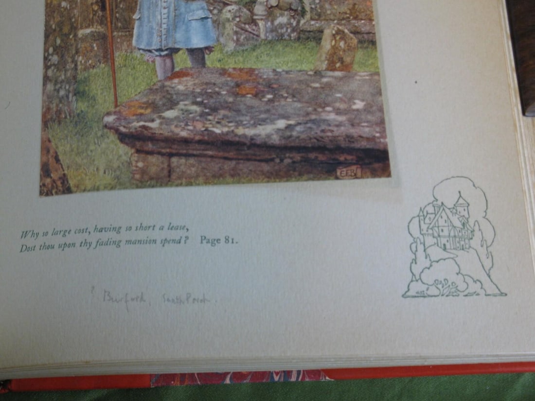 Early 20th Century Art Book Eleanor Fortescue Brickdale, 24 Full Color Tipped in Illustrations Fine - 7