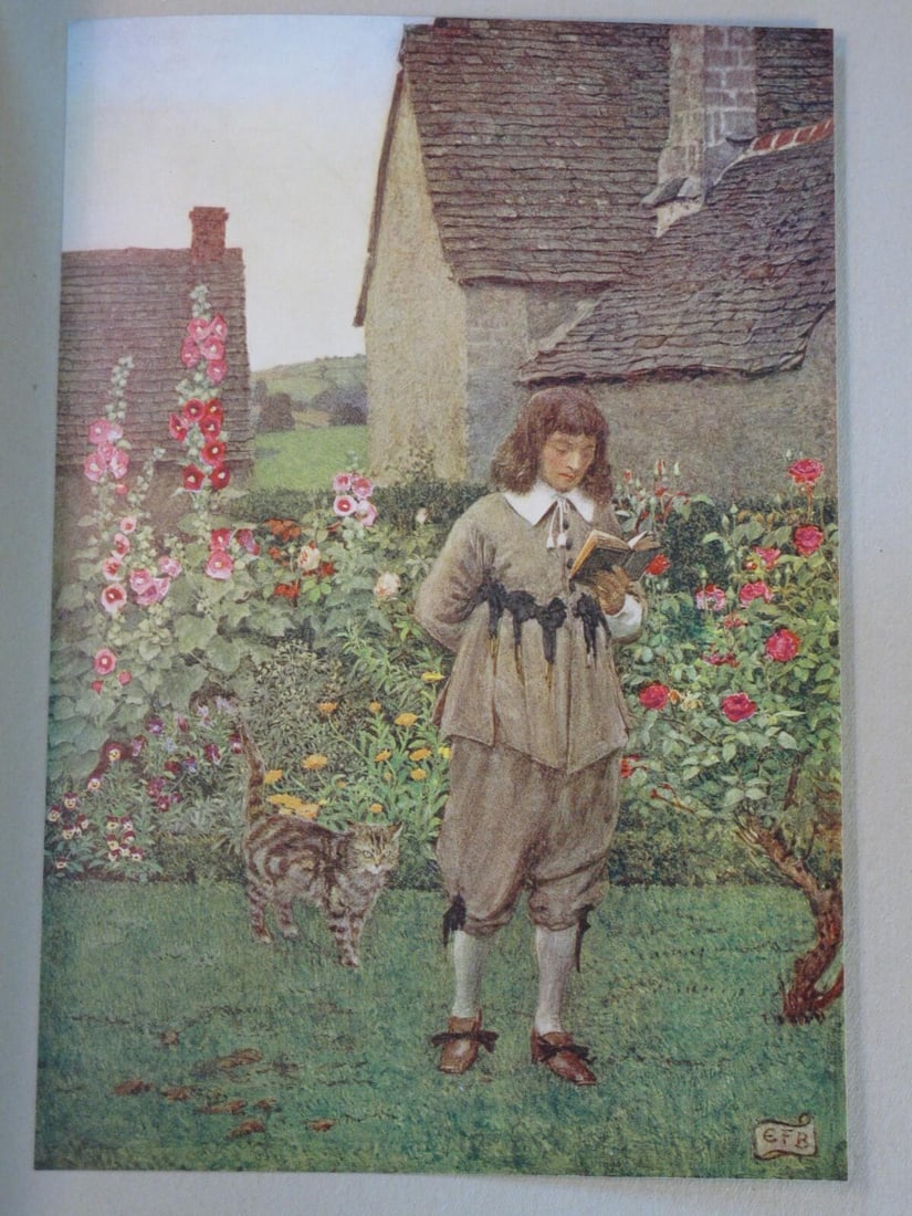 Early 20th Century Art Book Eleanor Fortescue Brickdale, 24 Full Color Tipped in Illustrations Fine - 8